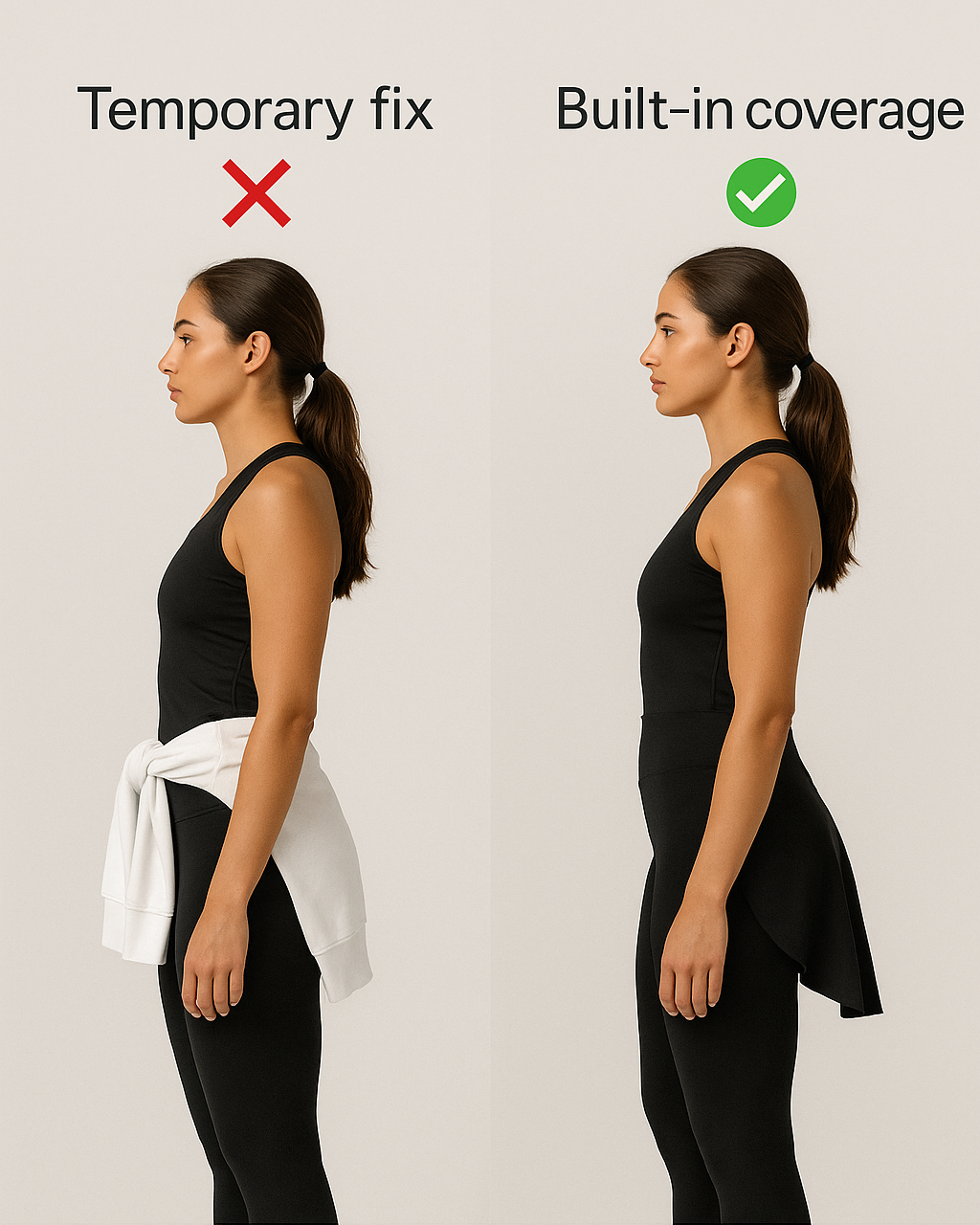 ZenShield Cape Flex™ Legging — Black